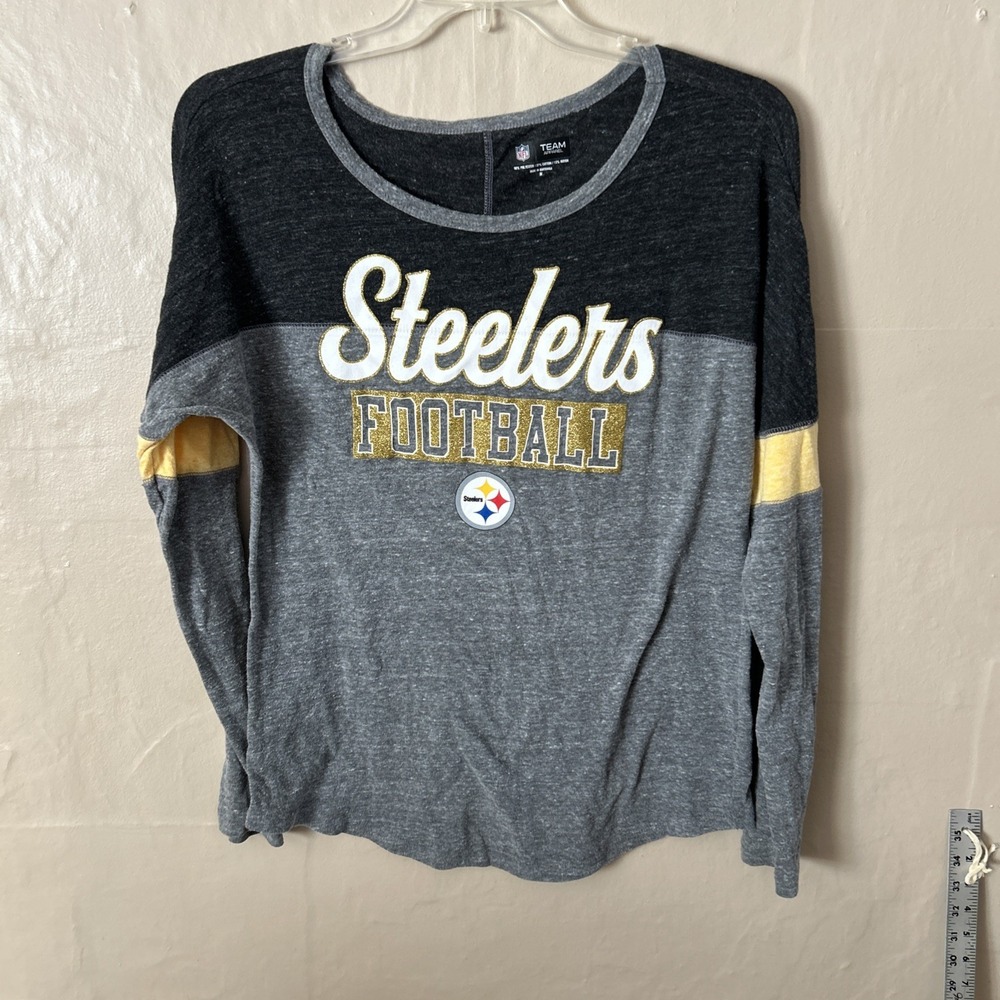 NFL Medium Women's Sparkling Steelers‎ Football T Shirt